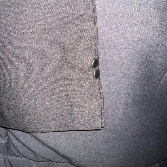 Reitmans Size 13 Dark Olive Grey Gray Dress Short Capri Pants - Picture 7 of 7